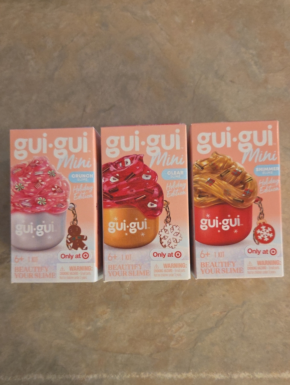 Target Exclusive Christmas / Holiday Gui Gui Brand New! Salish Matter Slime
